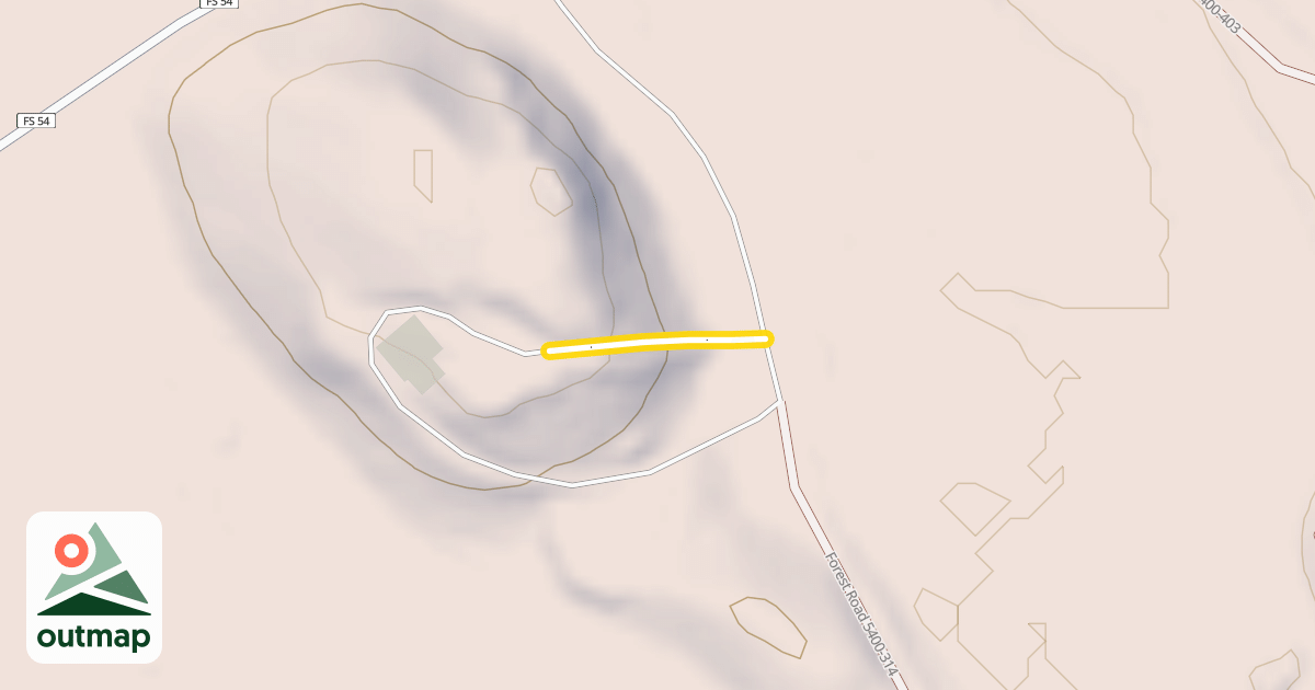 Map of Trollhaugen Hill