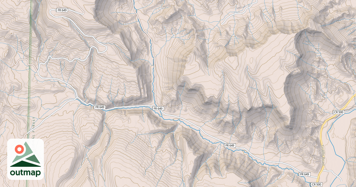 Map of BURNS CANYON