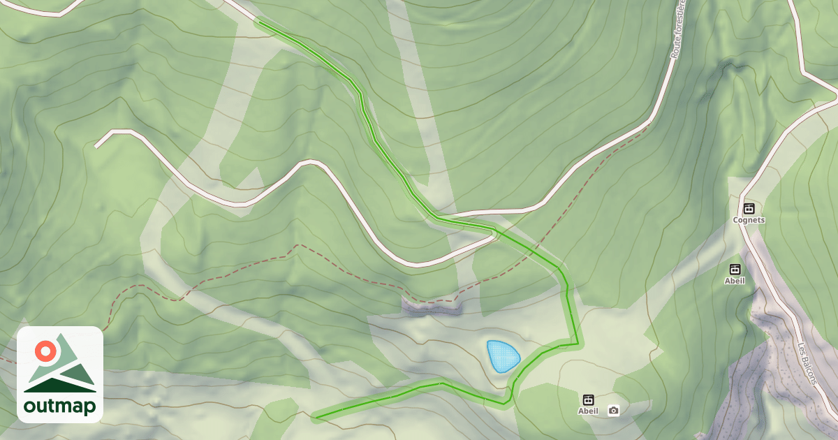 Map of Le Jas