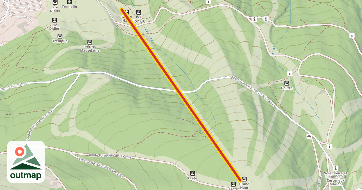 Map of Grand Haut