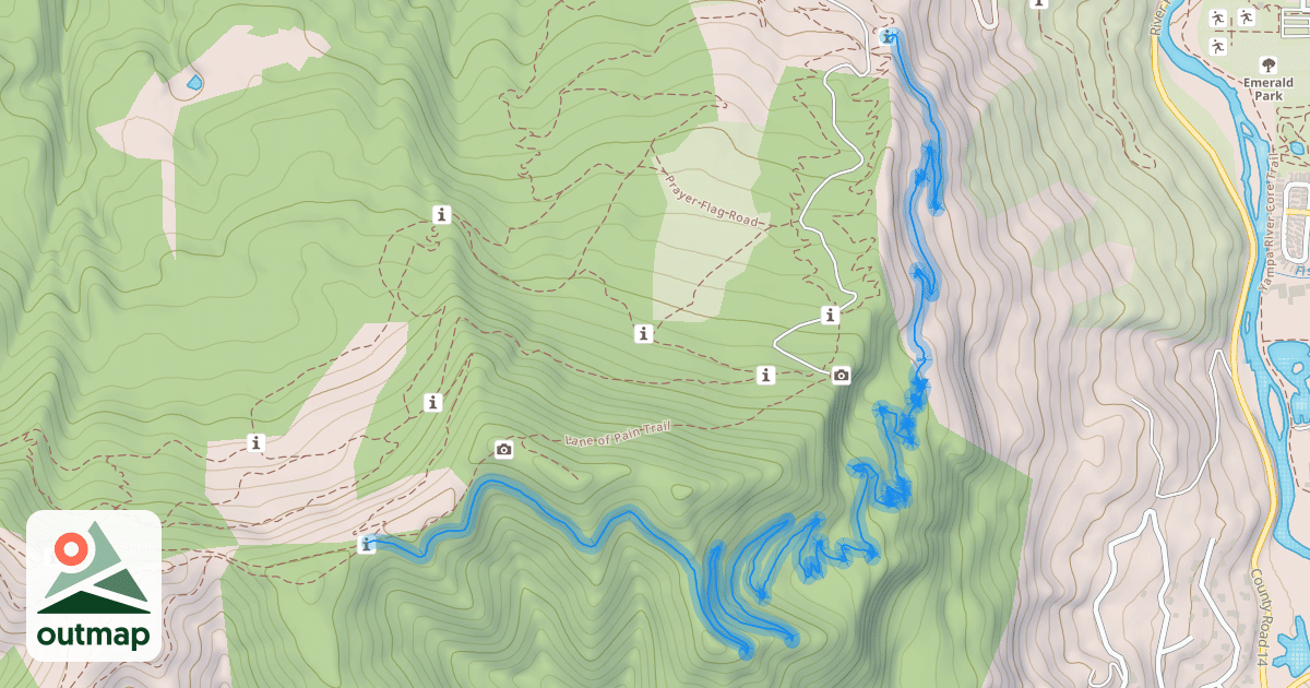 Map of Morning Gloria Trail