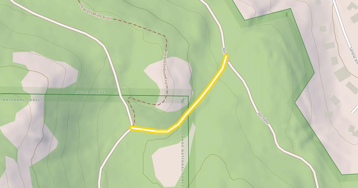 Map preview of Half Hitch