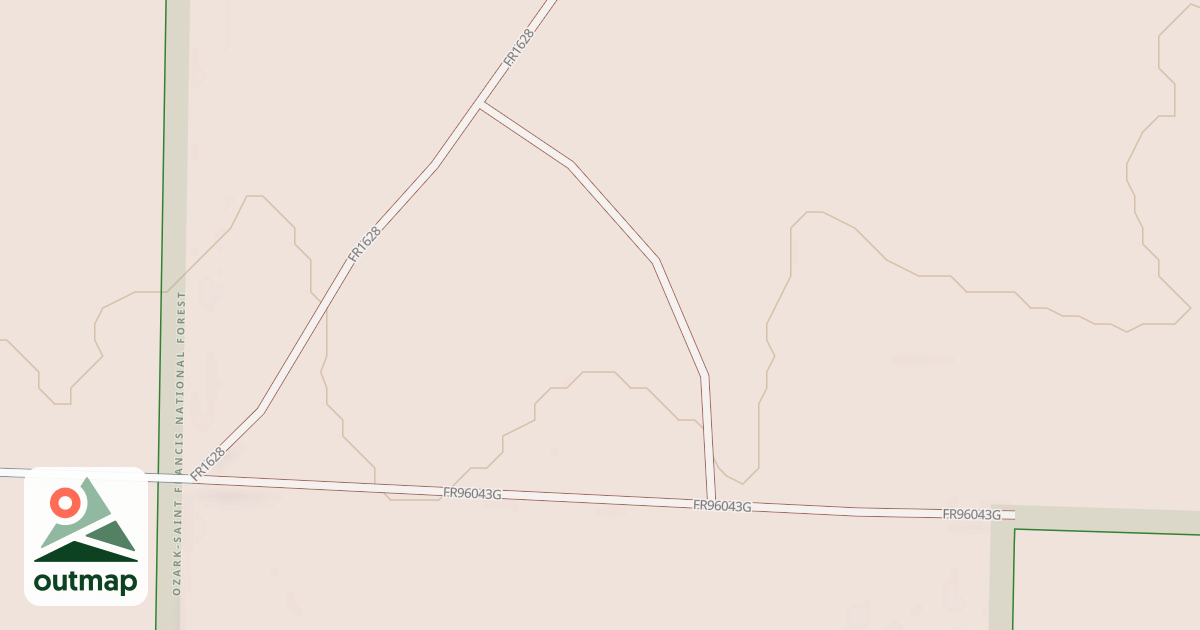 Map of USFS Motor Vehicle Use Map Roads {B85CFD0A-A30D-4B90-BC17-3FCF5DE88CD8}