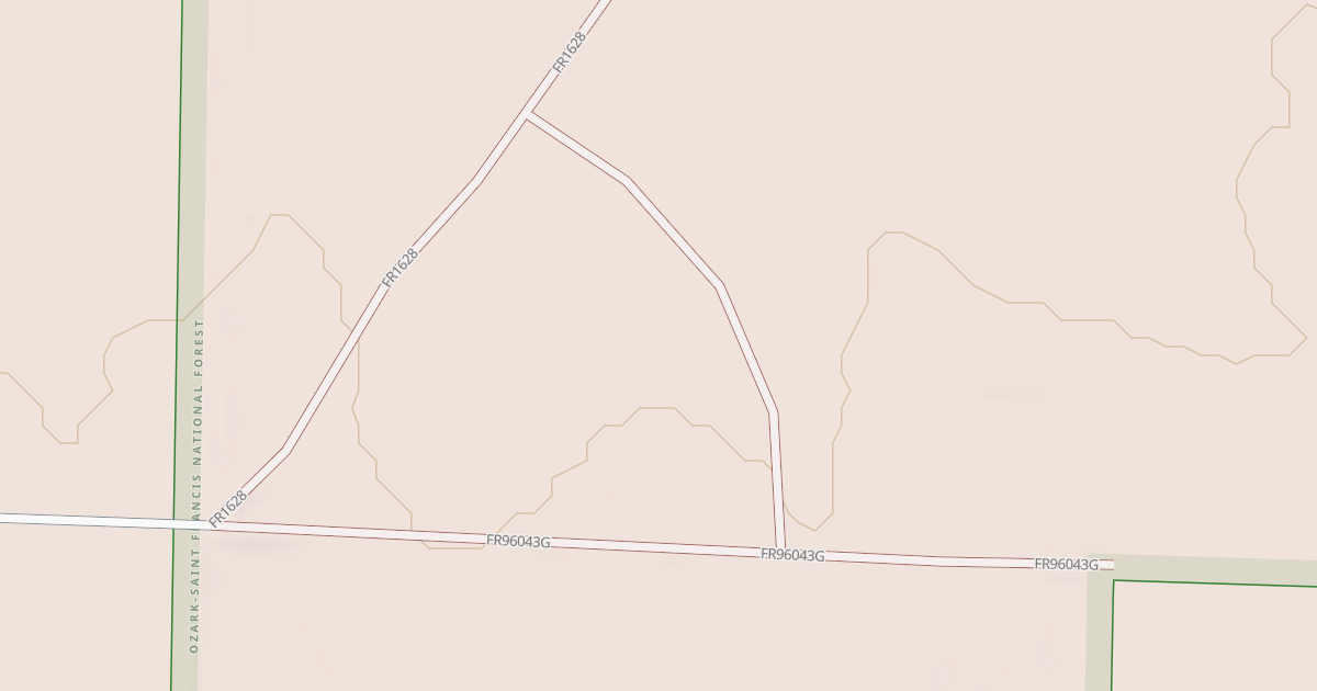 Map preview of USFS Motor Vehicle Use Map Roads {B85CFD0A-A30D-4B90-BC17-3FCF5DE88CD8}