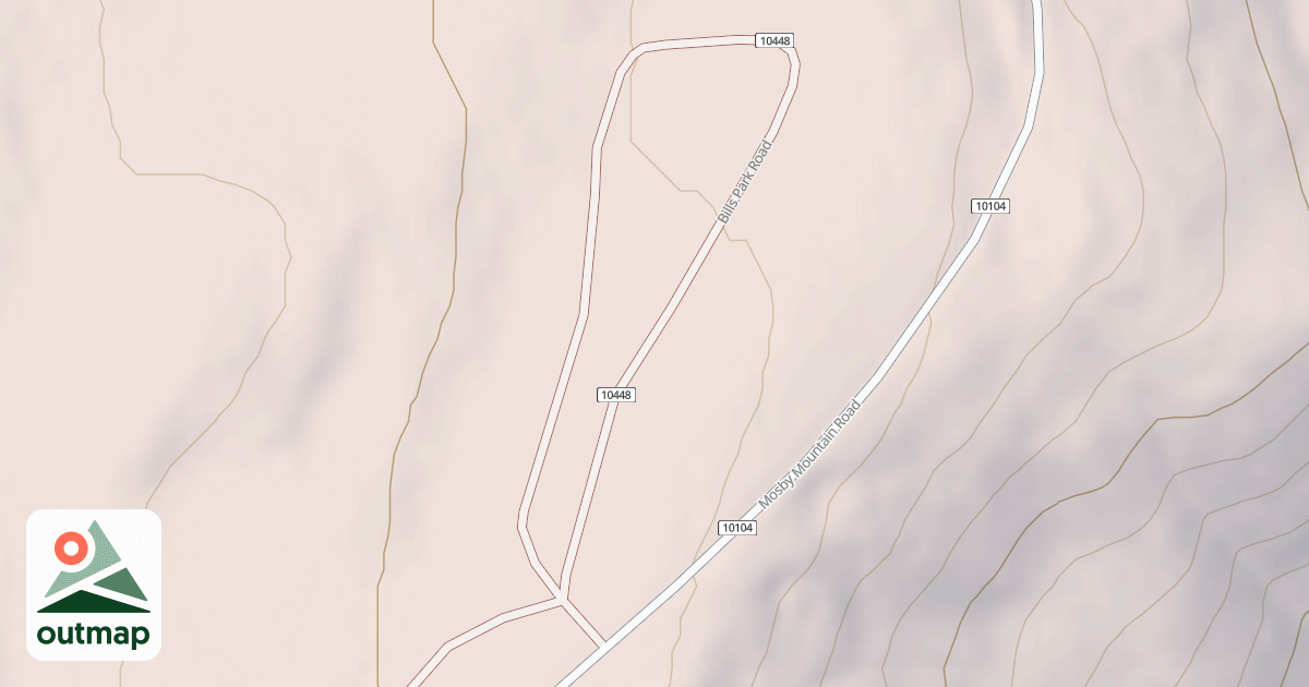 Map of BILLS PARK