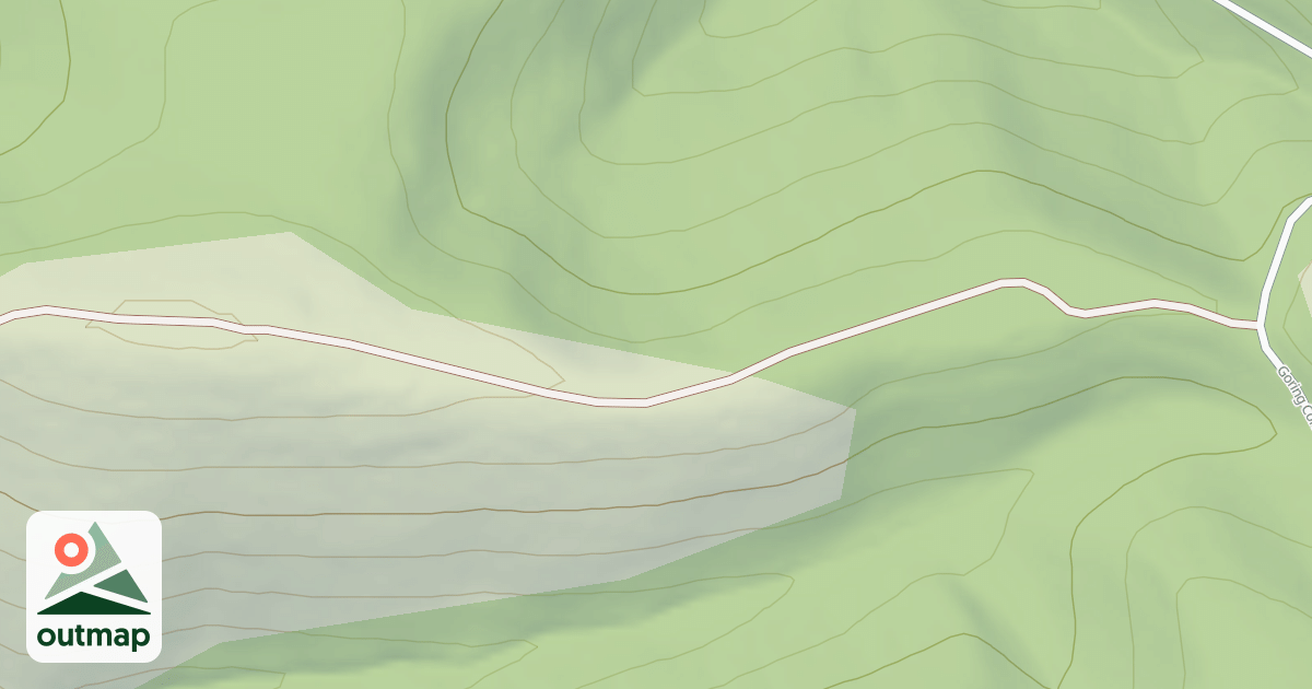 Map of NORTH GORGE CANYON