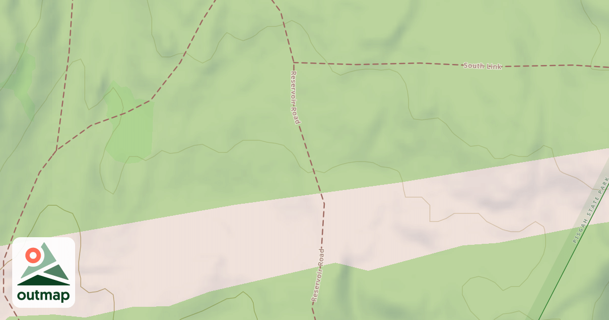 Map of Reservoir Road