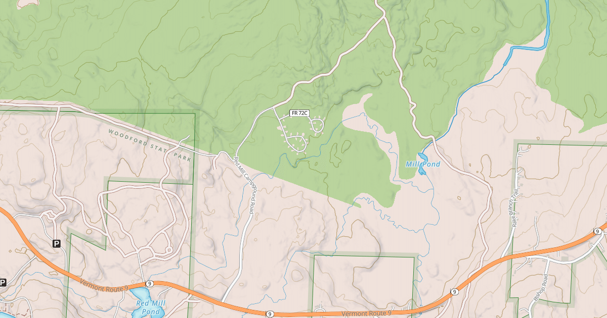 Map preview of Red Mill Access