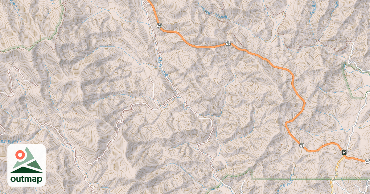Map of DICKS CREEK
