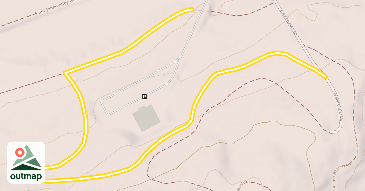 Map of Green Bean Trail