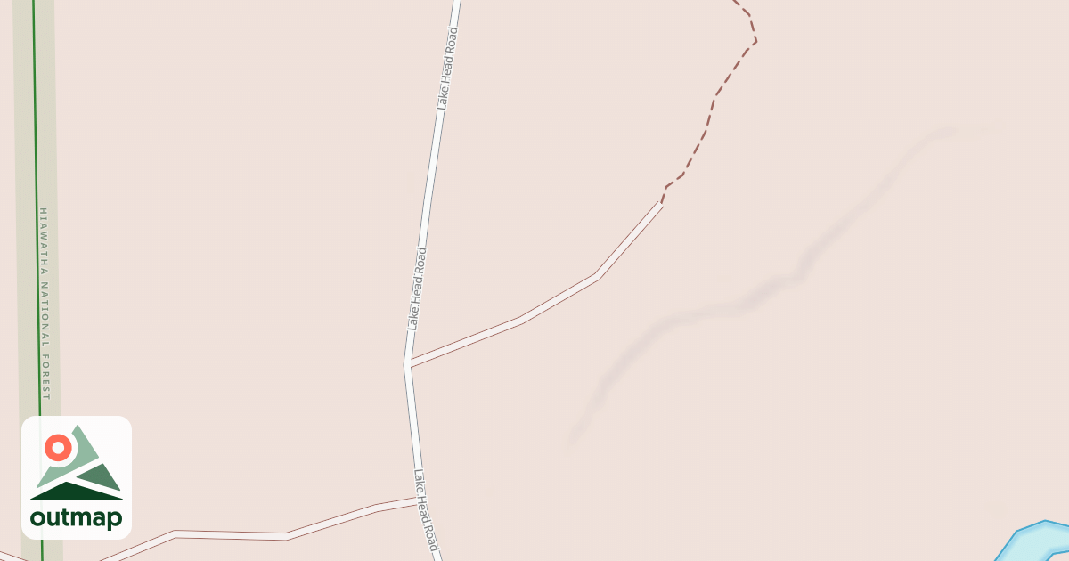 Map of BREVOORT CAMP SPUR D