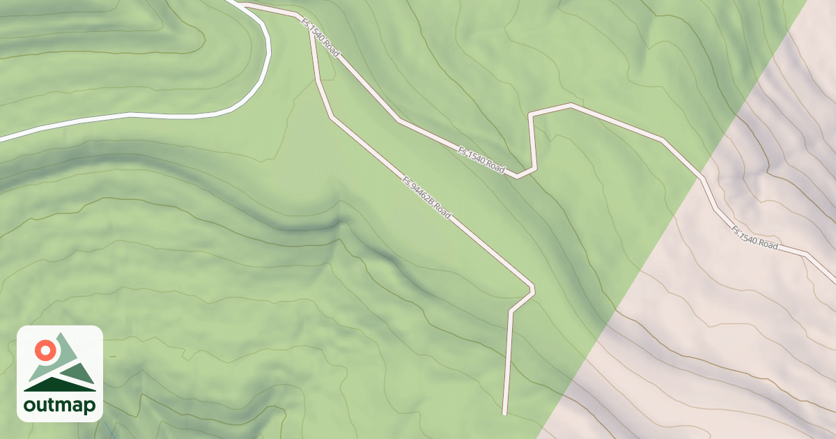 Map of USFS National Forest System Roads {257BA818-0E93-469F-BCC0-3FDCCD6B8832}