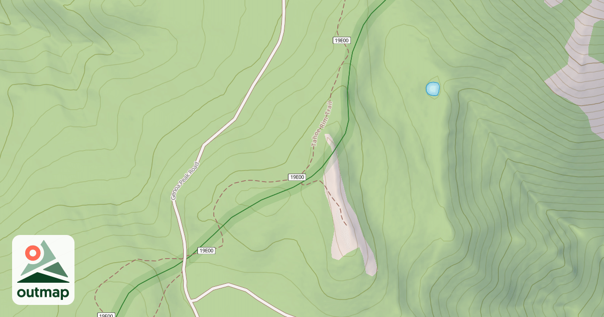 Map of GENOA PEAK SPUR