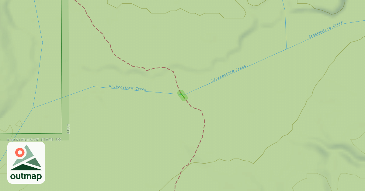 Map of Fred J. Cusimano Westside Overland Trail