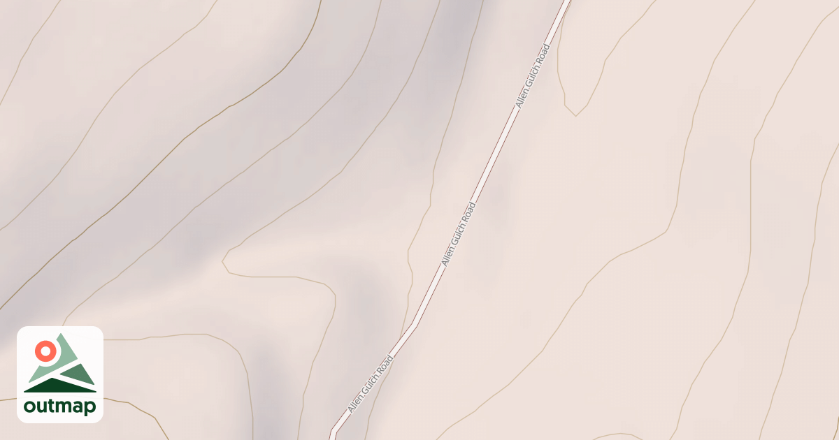 Map of ALLEN GULCH DISPERSED A