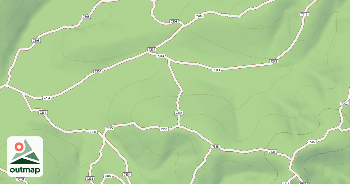 Map of USFS Motor Vehicle Use Map Trails 19699