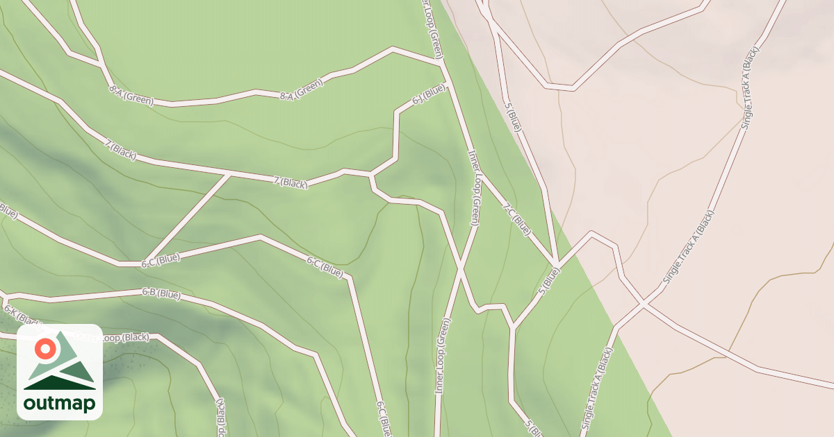 Map of Rock Run ATV Trails