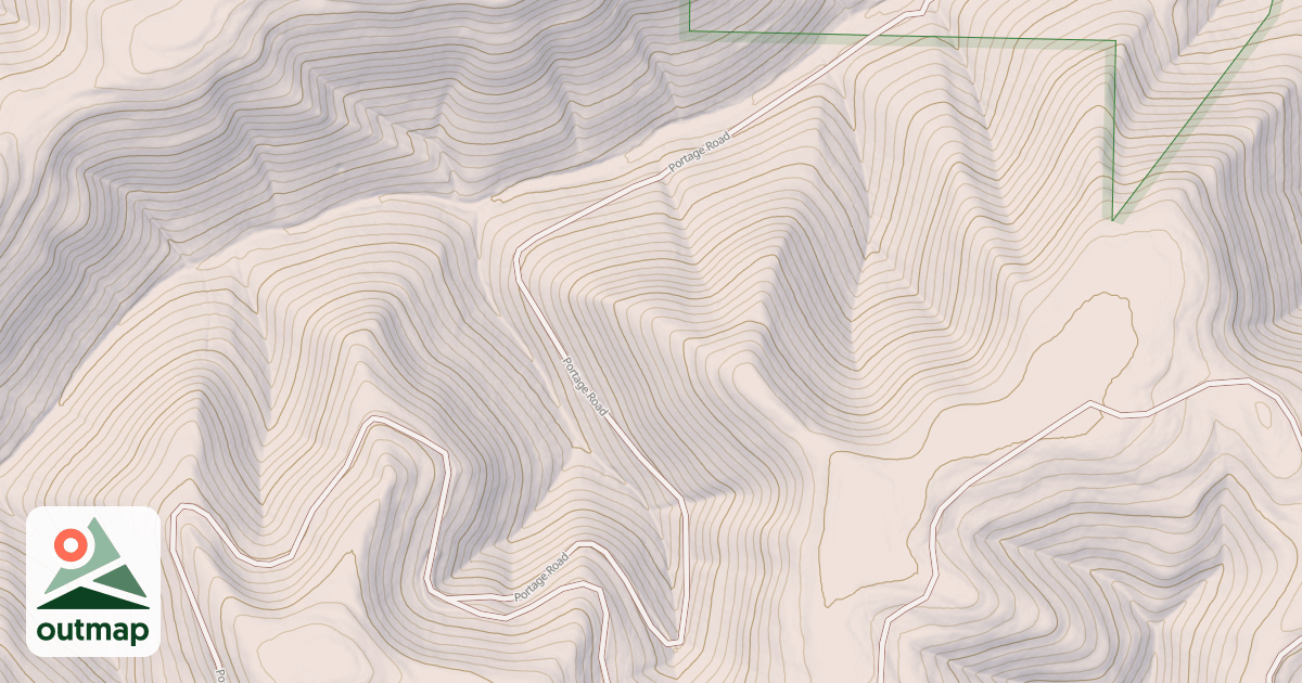 Map of Susquehannock State Forest Snowmobile Trails