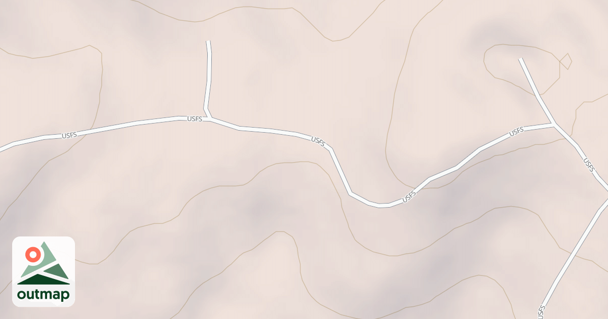 Map of Twin Lake Pass Pit Road