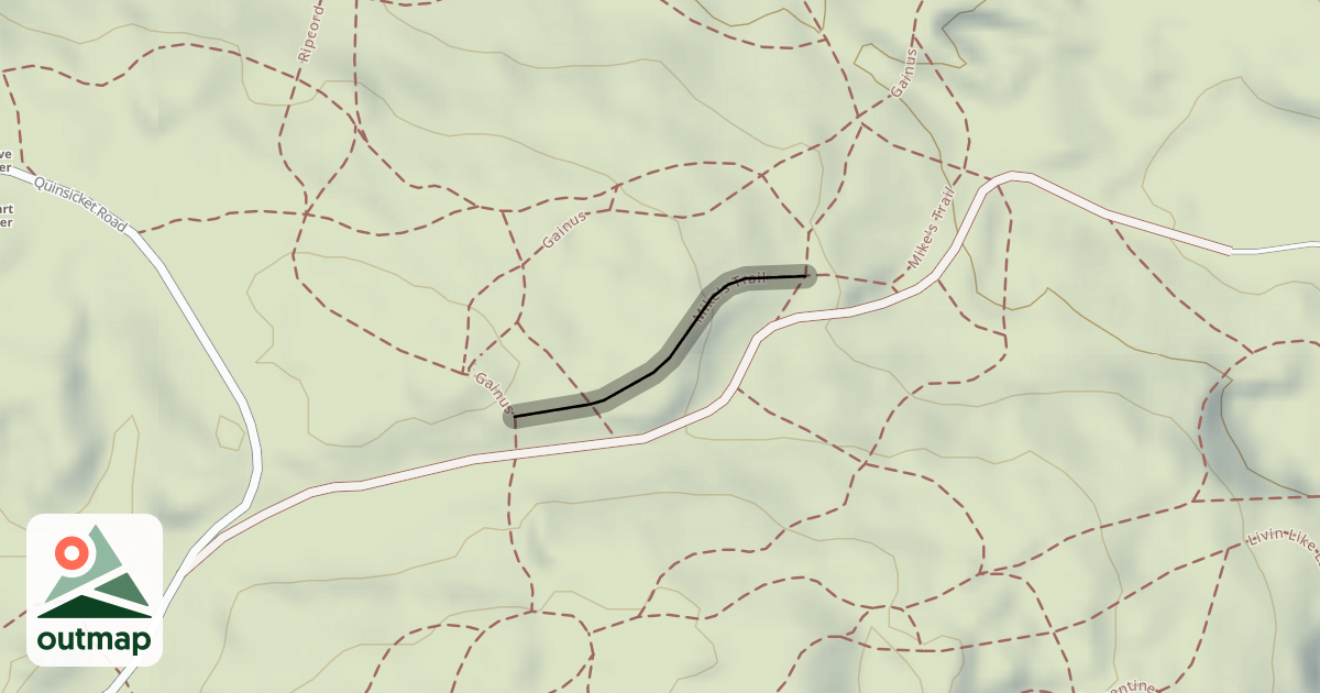 Map of Mike's Trail