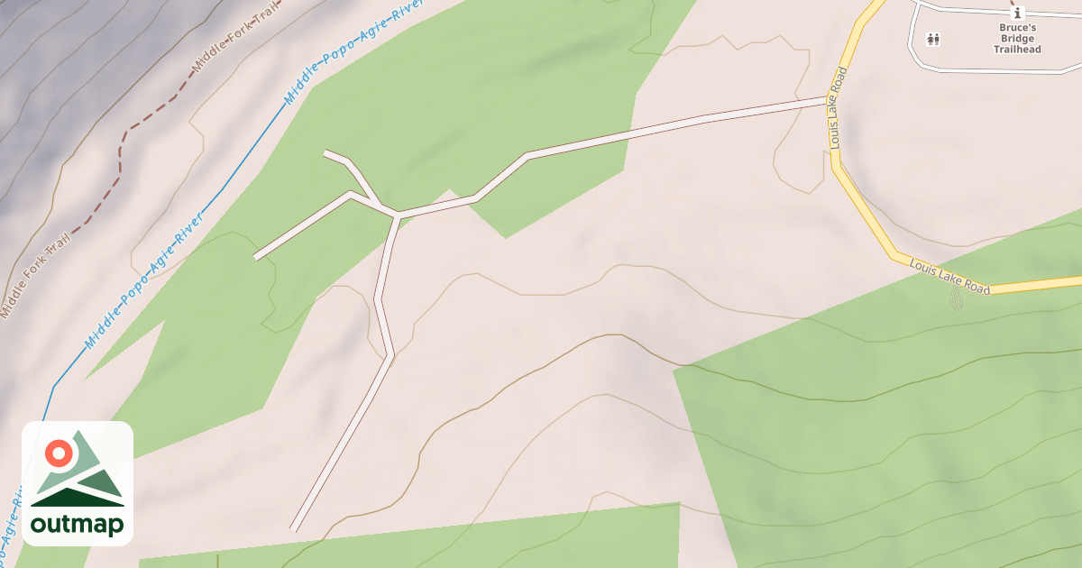 Map of MID FORK SUMMER HOMES