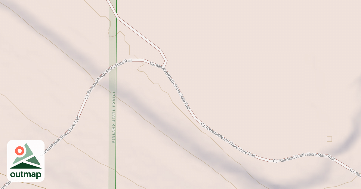 Map of C.J. Ramstad/North Shore State Trail