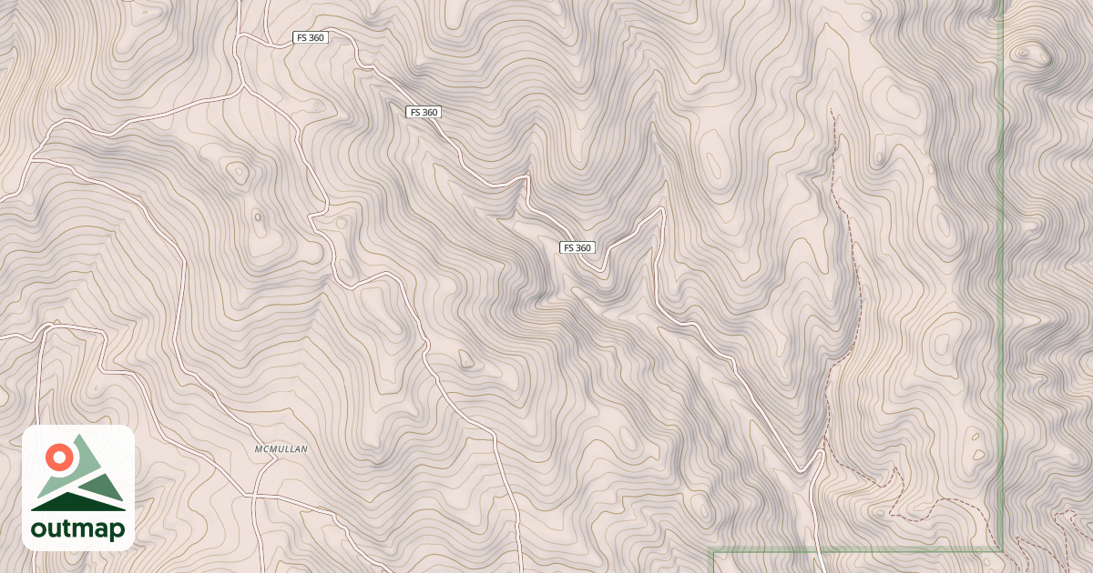 Map of INDIAN CREEK