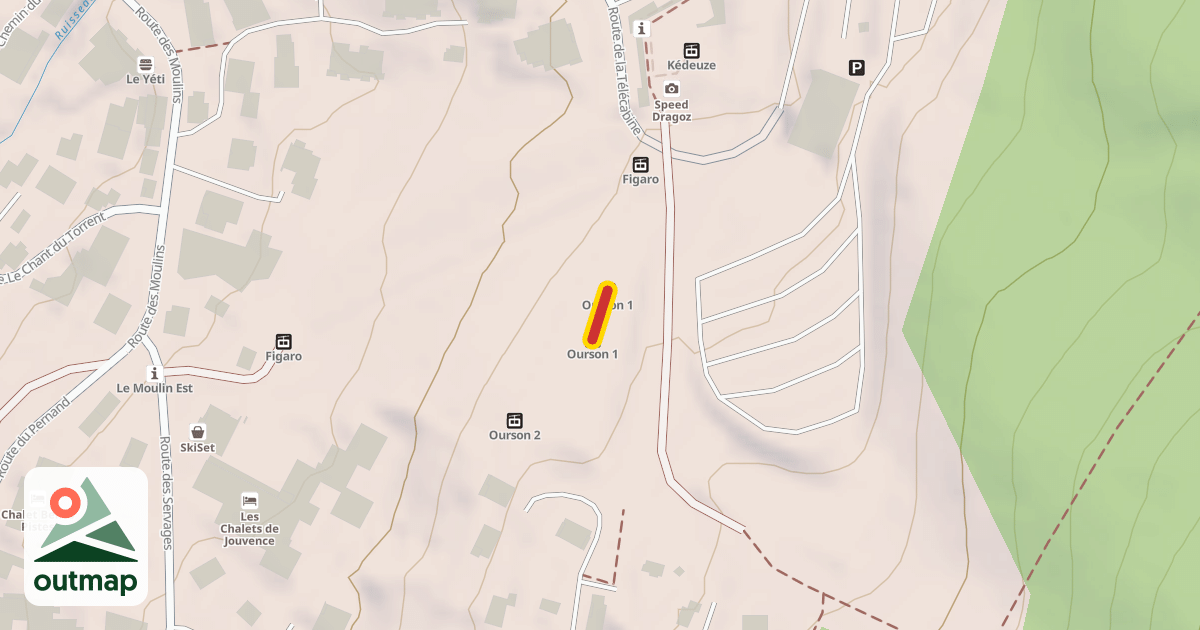Map of Ourson 1