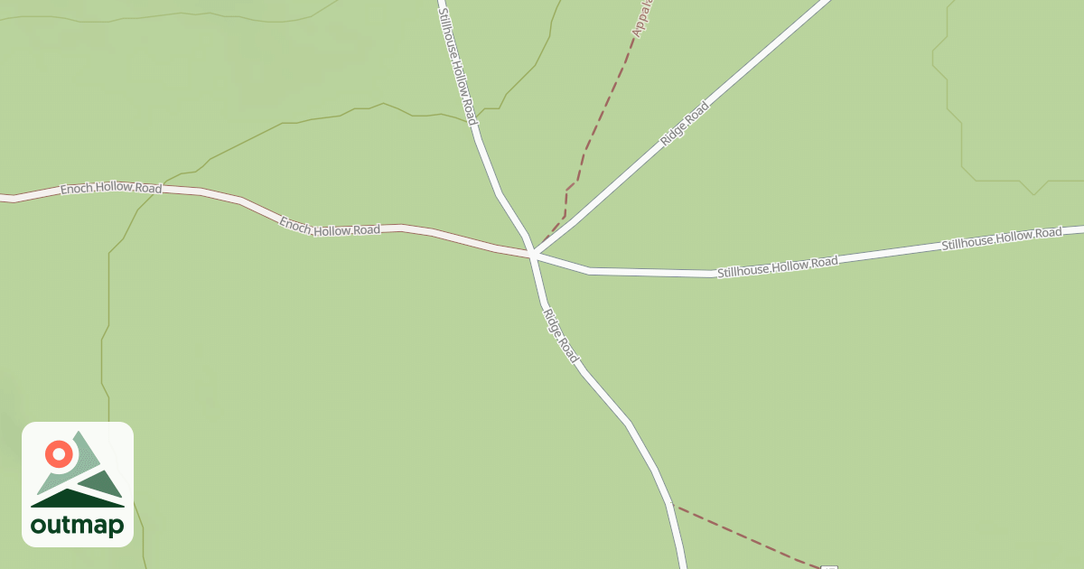 Map of Michaux State Forest – Snowmobile Trail System (Northern)