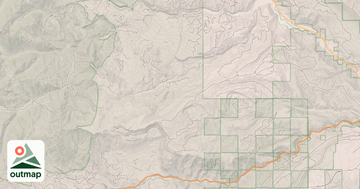 Map of BETHEL  RIDGE SNOWMOBILE