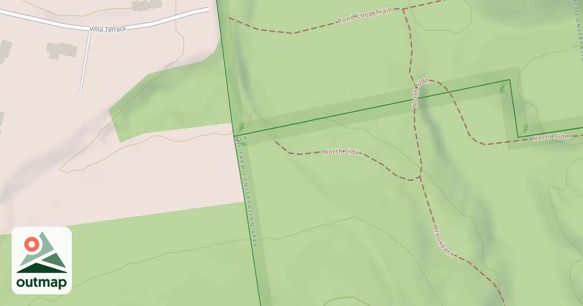 Map of Brookbank Trail