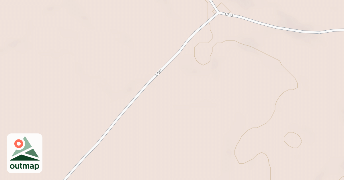 Map of Twin Lakes Road