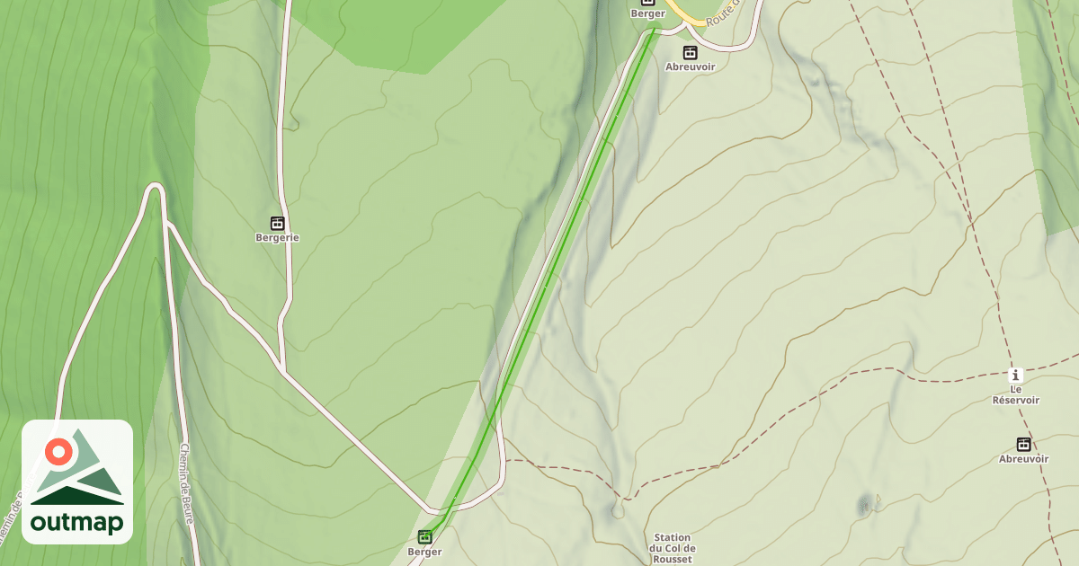 Map of Berger