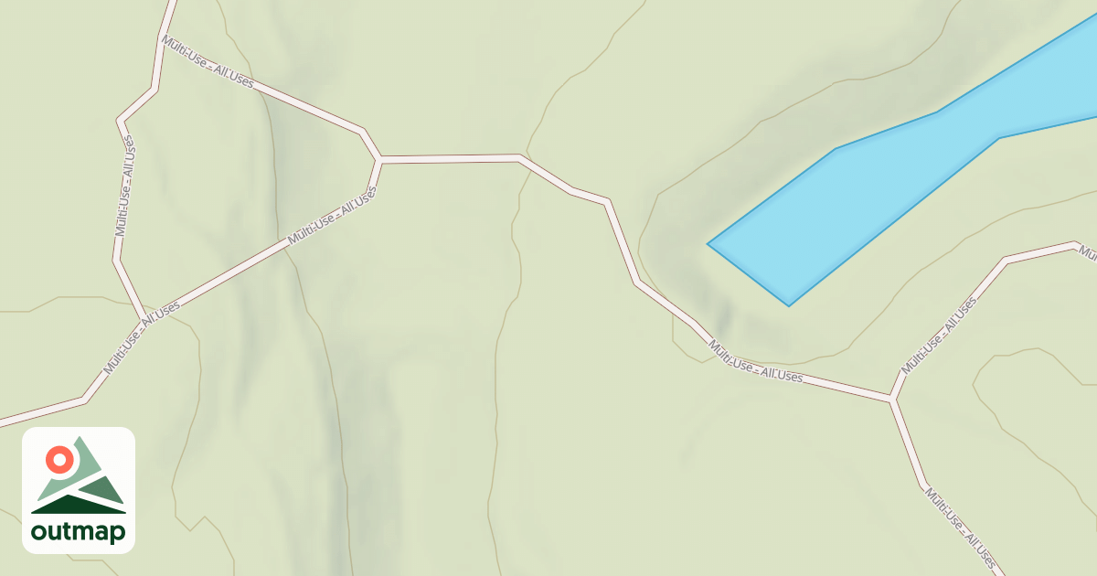 Map of Interlake State Recreation Area Trails