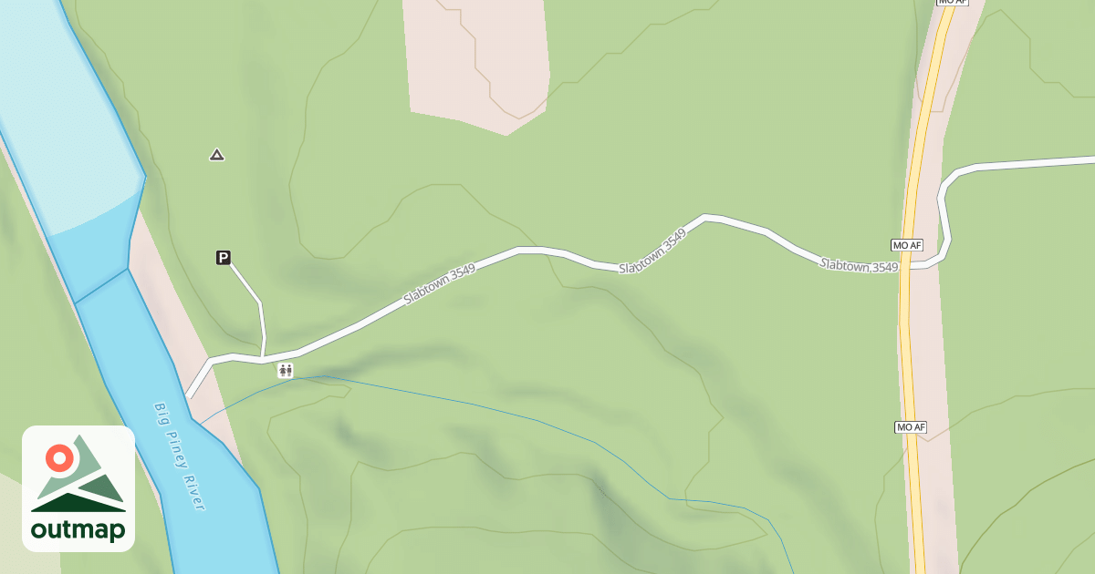 Map of CAVE EDDY BOAT ACCESS
