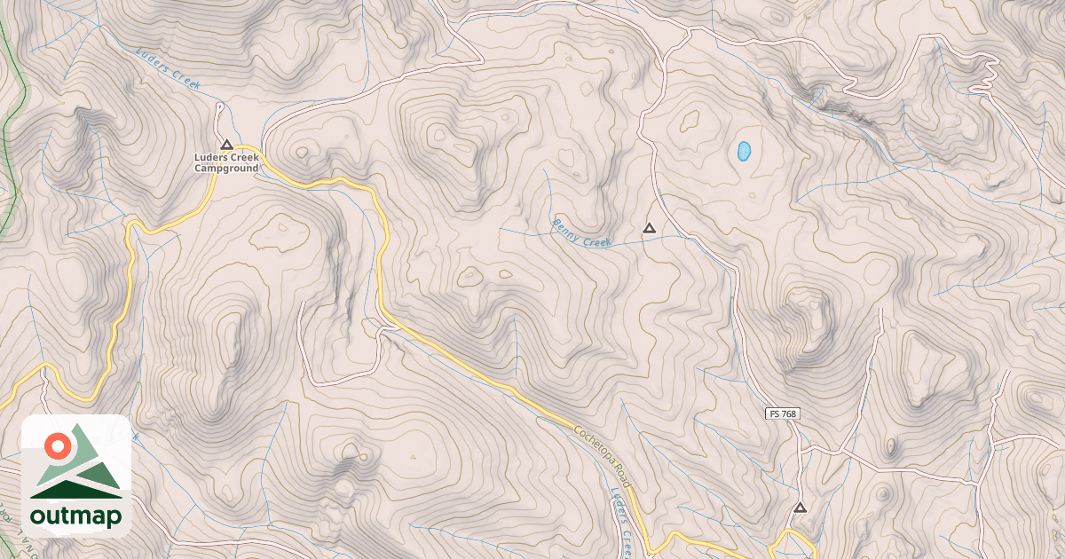 Map of BENNY CR