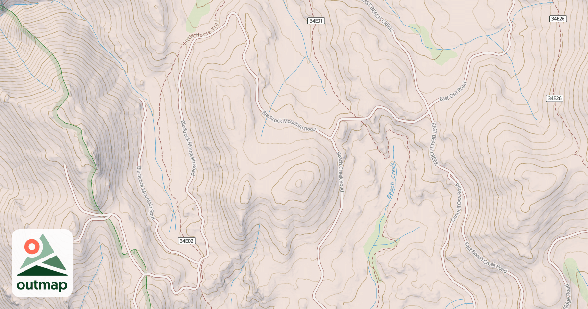 Map of BLACKROCK MTN