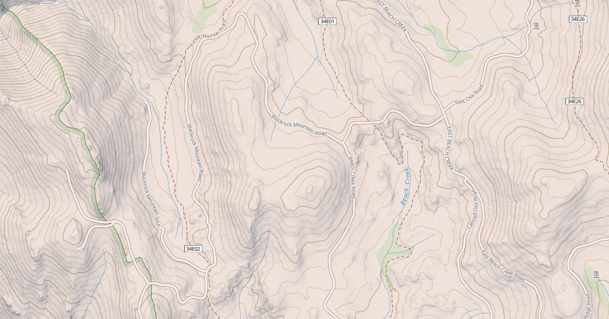 Map preview of BLACKROCK MTN