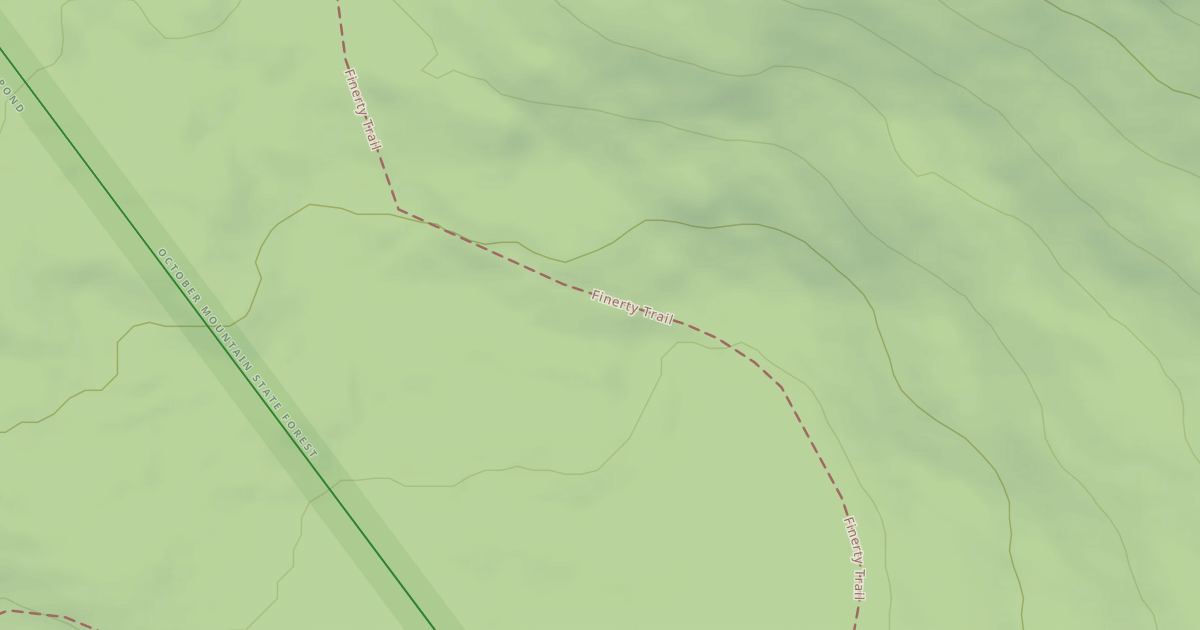 Map preview of Finerty Trail