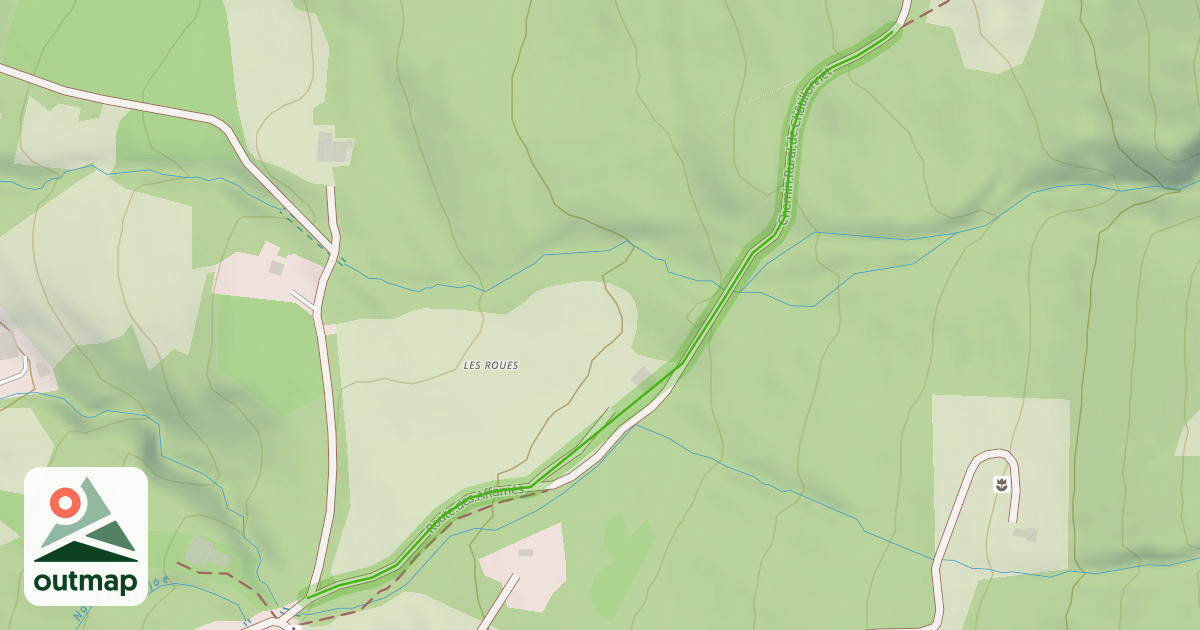 Map of Route des Affamés