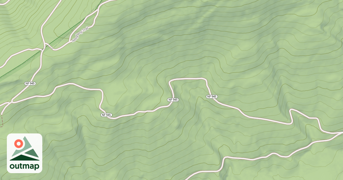 Map of SALT SULPHUR TURNPIKE