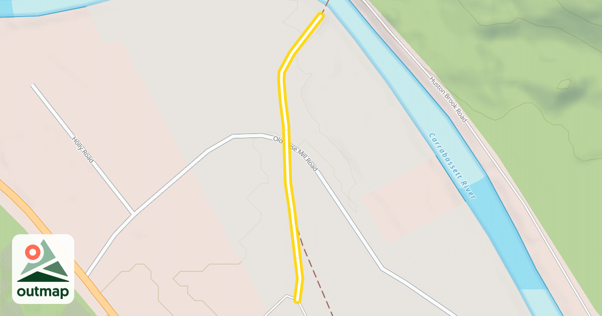 Map of Airport Trailhead Spur