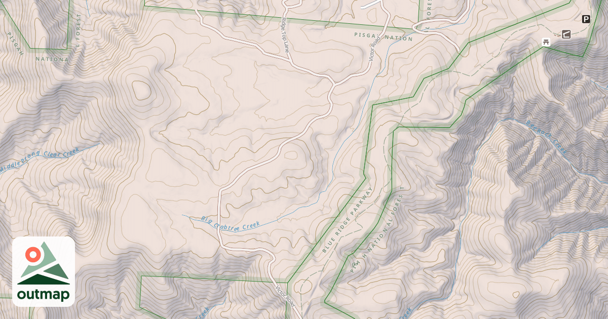 Map of SEVEN MILE RIDGE