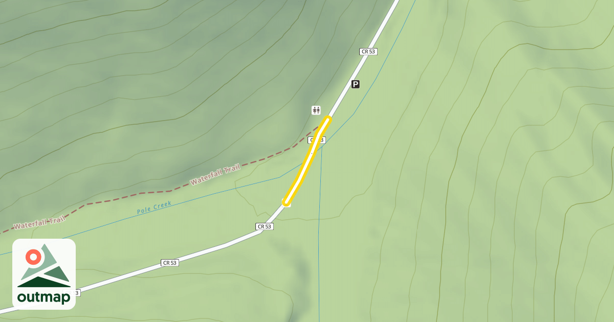 Map of Blue Ridge Road