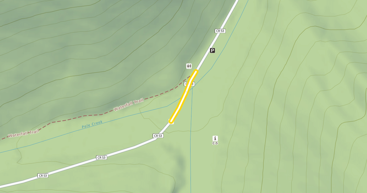 Map preview of Blue Ridge Road
