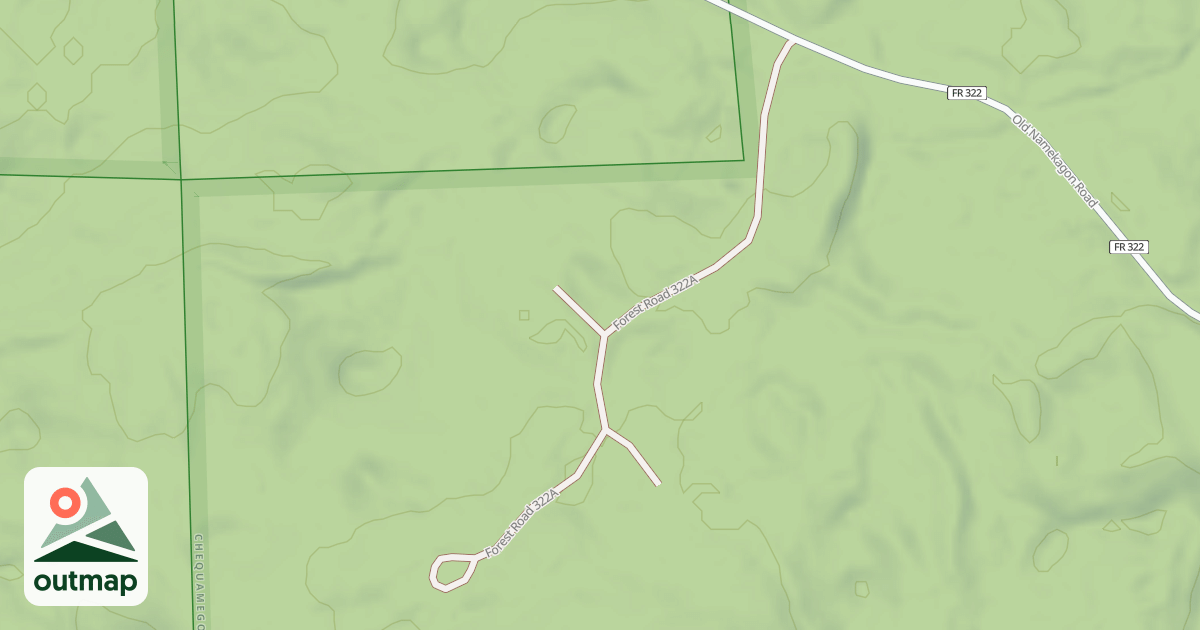 Map of FR 322A