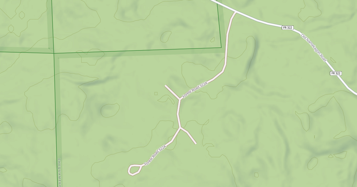 Map preview of FR 322A
