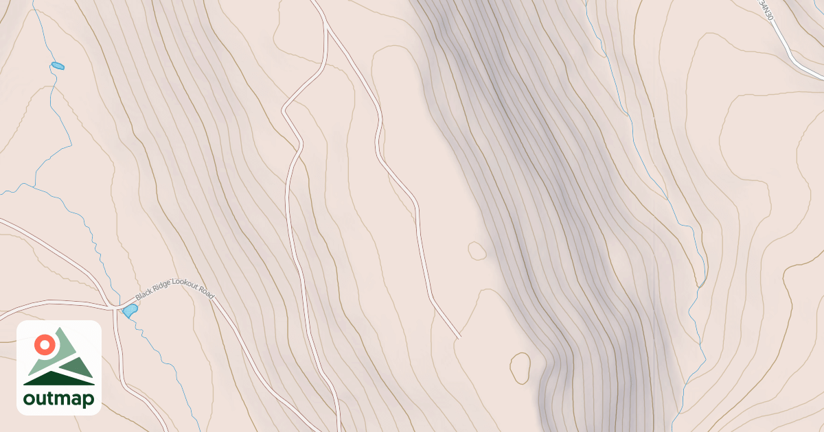 Map of BLACKS L O SPUR