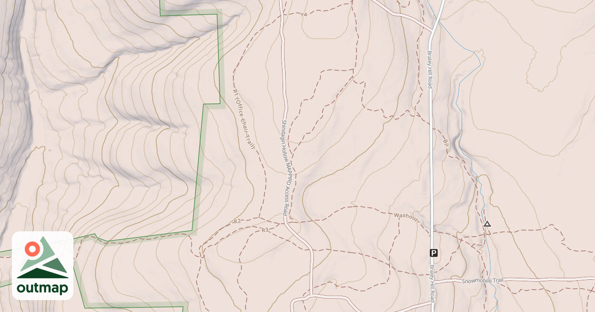 Map of Snowmobile/cp-3 Trail