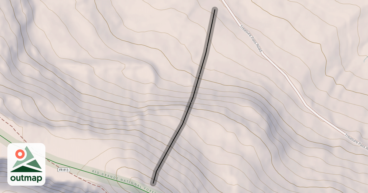 Map of Alberta Peak